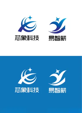 科技标识设计字母简约