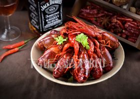 小龙虾易拉宝麻辣广告