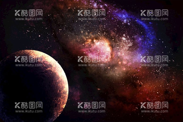 编号：63058209130313531586【酷图网】源文件下载-创意星空合成海报图片星球科幻空间