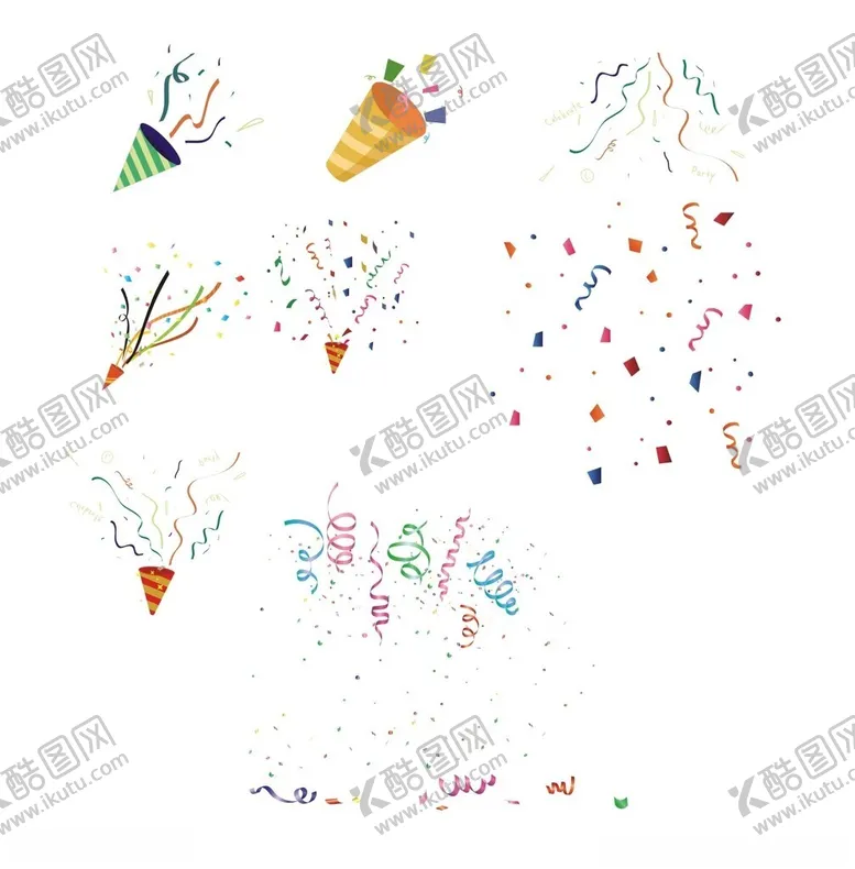 编号：80824102181925222558【酷图网】源文件下载-惊喜彩带