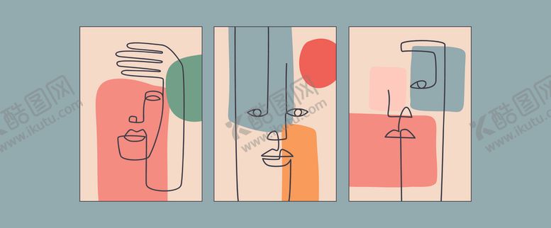 编号：51296710062329104706【酷图网】源文件下载-简约风格室内插画场景