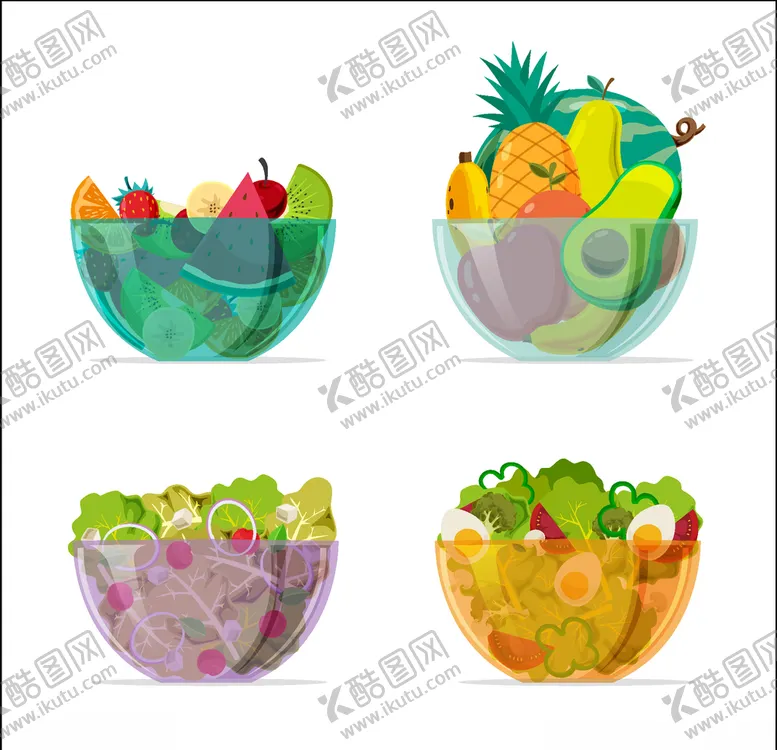 编号：59269007090926338652【酷图网】源文件下载-矢量厨房蔬菜食品素材