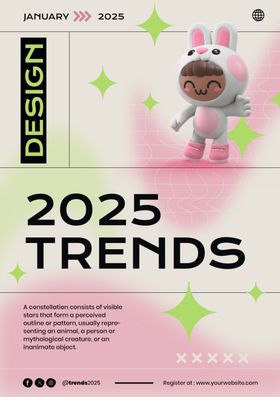 2025年潮流展示与可爱元素