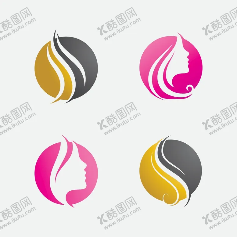 编号：07348109192302071784【酷图网】源文件下载-美容logo设计脸图片
