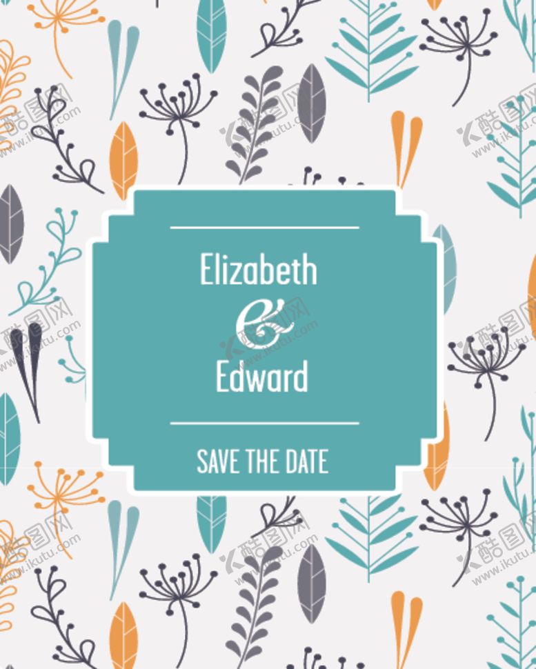 编号：78313210291013533415【酷图网】源文件下载-北欧创意森系花纹图案