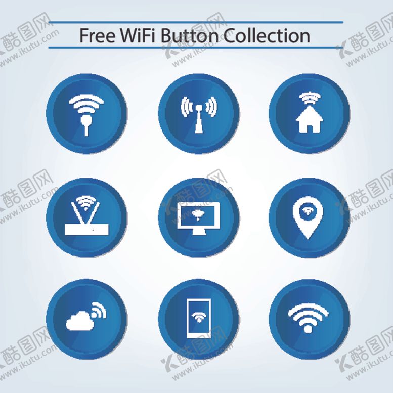 编号：36400005020757311333【酷图网】源文件下载-wifi图标信号标志