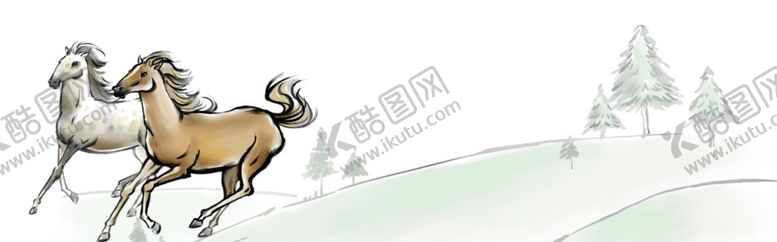 编号：10338507140256092299【酷图网】源文件下载-手绘骏马