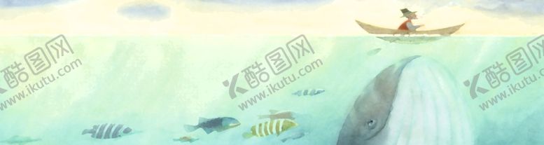 编号：17056709192346192135【酷图网】源文件下载-现代简约手绘动物横幅装饰画