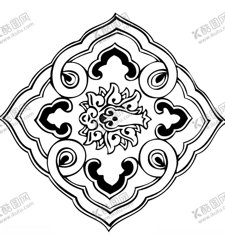 编号：23049210050252062605【酷图网】源文件下载-镂空花图案