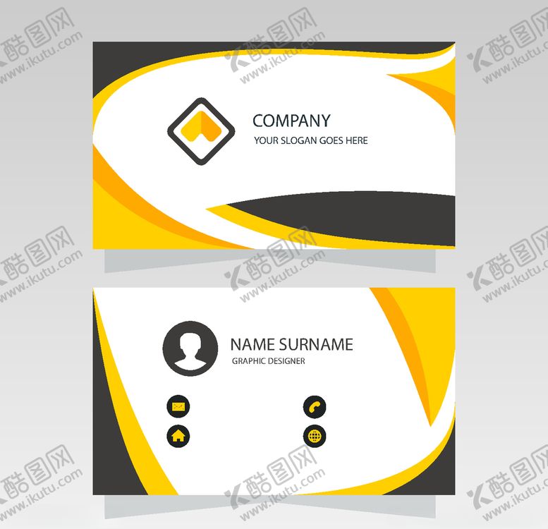 编号：99315109231811525436【酷图网】源文件下载-名片模板