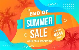 summer夏日电商折扣海报图
