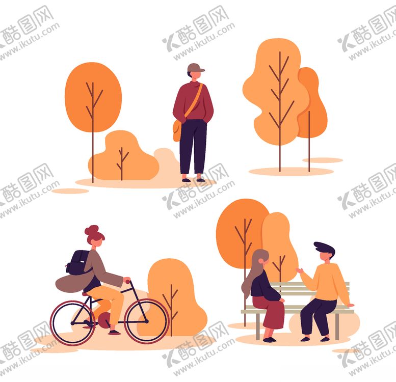 编号：49260406280637543500【酷图网】源文件下载-穿秋装的人