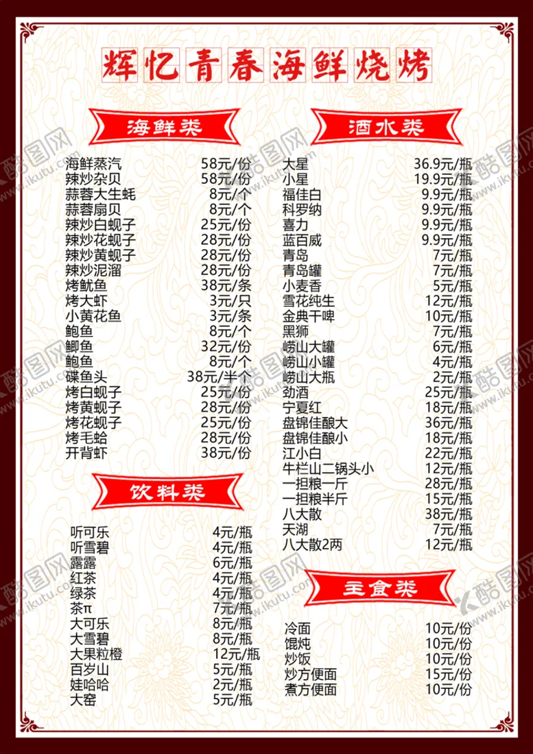编号：60189409280410355163【酷图网】源文件下载-菜谱
