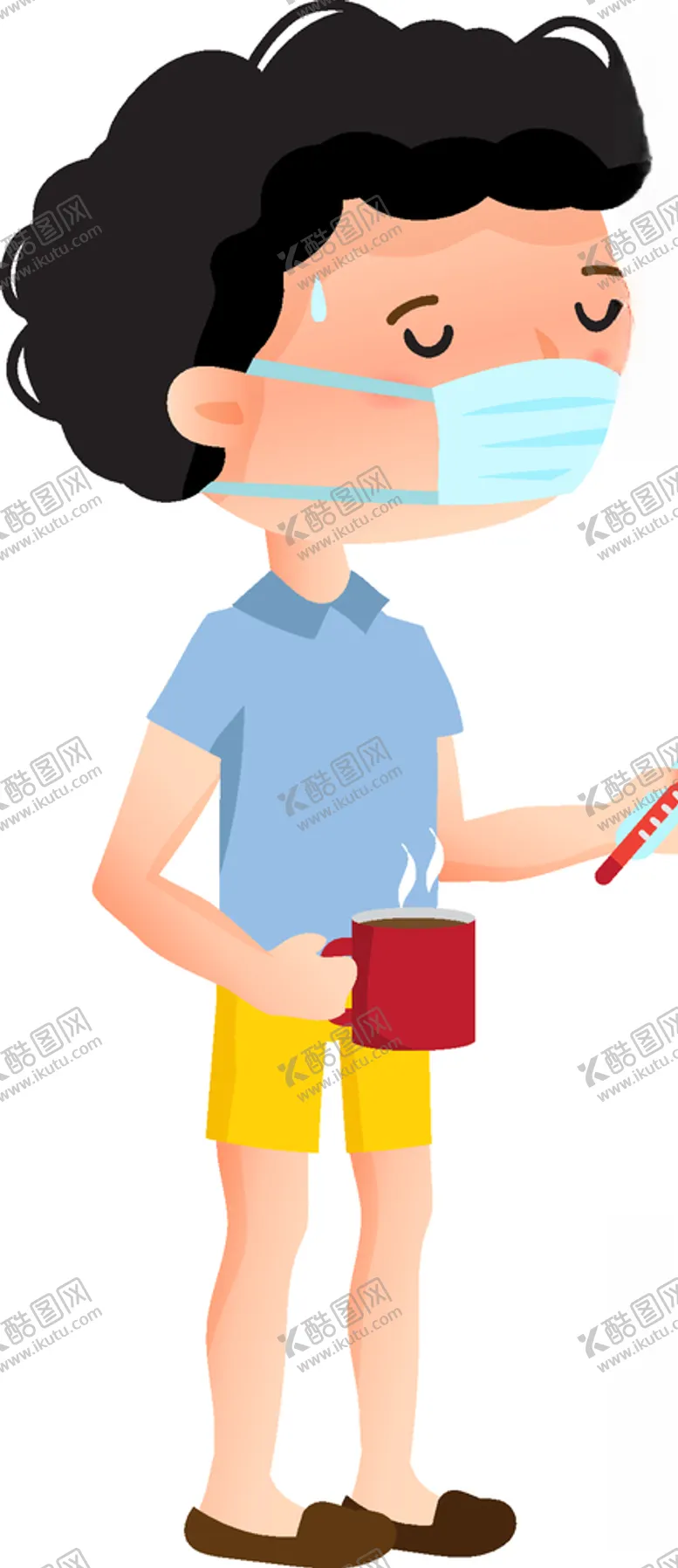 编号：75752006292323124219【酷图网】源文件下载-生病的孩子