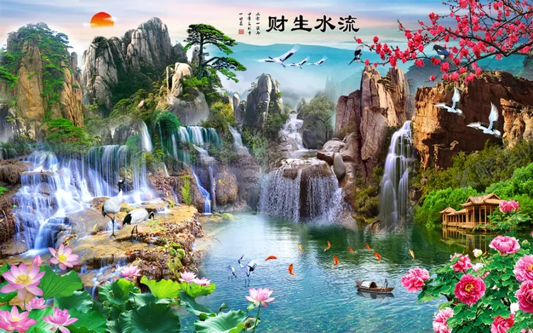 编号：63606402072245216712【酷图网】源文件下载-山水画