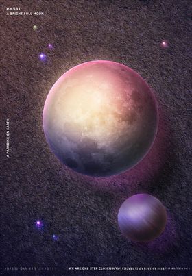 星空星球海报
