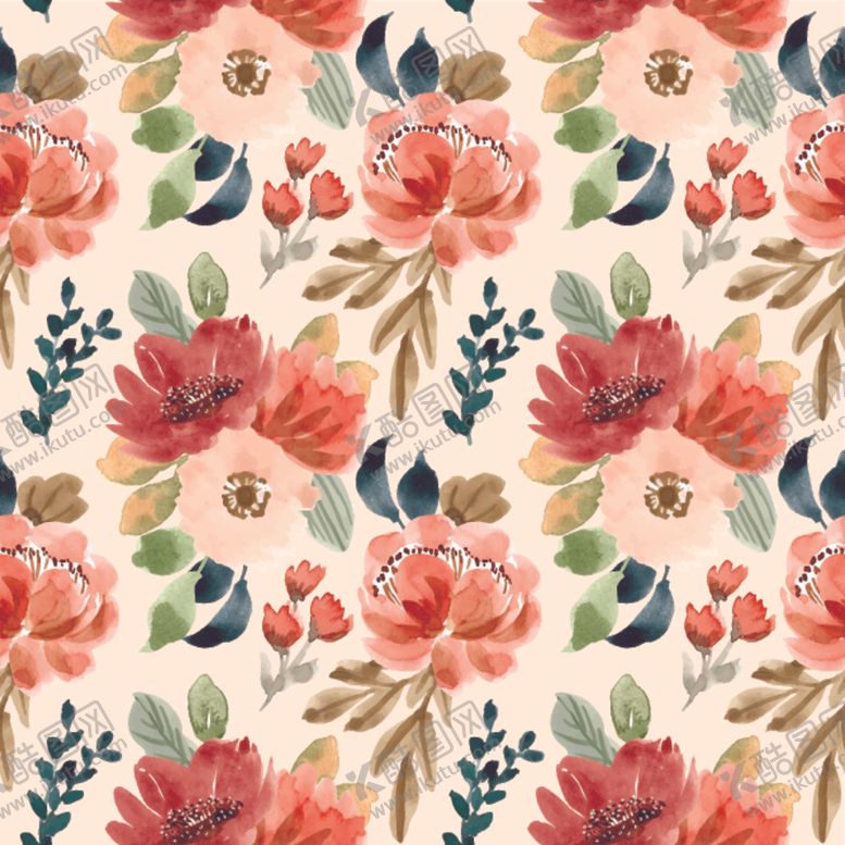 编号：13062109122111035489【酷图网】源文件下载-无缝印花