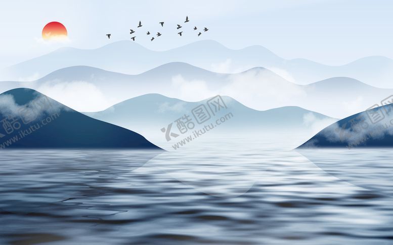 编号：47860109141839244860【酷图网】源文件下载-山水画 