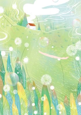 创意卡通梦幻插画