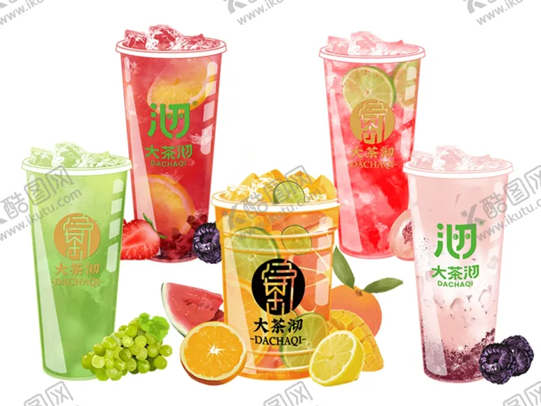 编号：42069001271238165379【酷图网】源文件下载-奶茶店饮品脆波波果汁大果粒