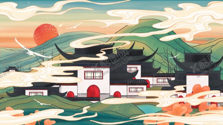 编号：47512101251622449405【酷图网】源文件下载-城市插画海报
