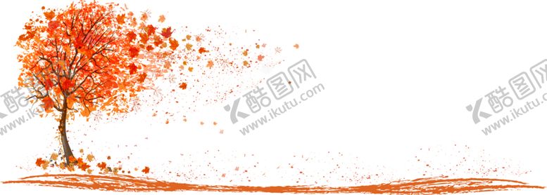 编号：11090709150045222224【酷图网】源文件下载-红枫叶矢量素材