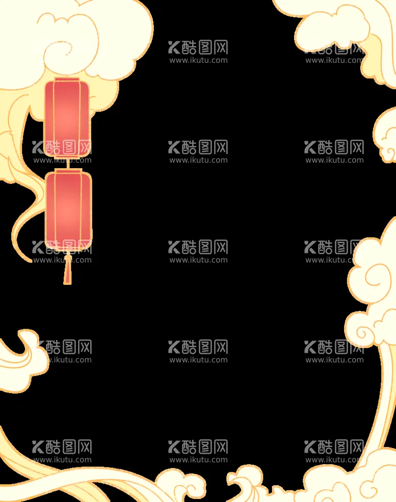 编号：20421910170620486176【酷图网】源文件下载-国潮背景框