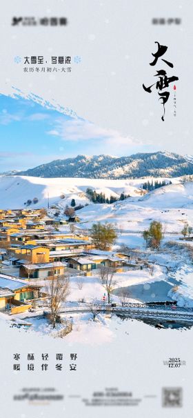 大雪海报