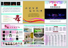 多样校园文化宣传资料展示