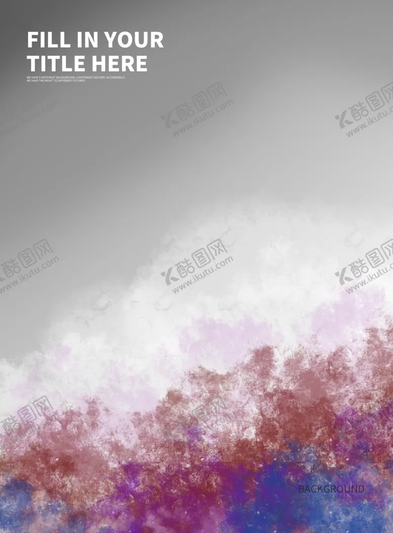 编号：73018006302055412254【酷图网】源文件下载-现代简约水彩纹理海报背景