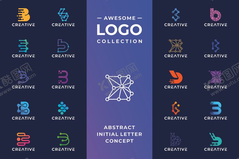 编号：91664709221348596535【酷图网】源文件下载-多样创意标志设计集合