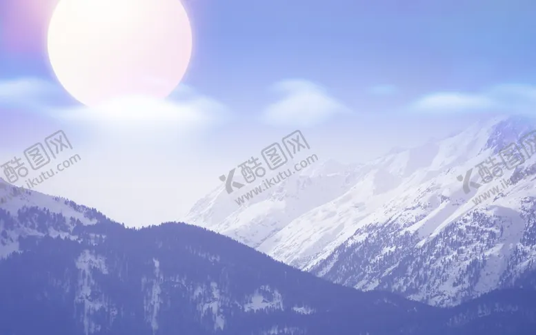 编号：26166212081539554808【酷图网】源文件下载-高山雪山蓝色冰川山峰