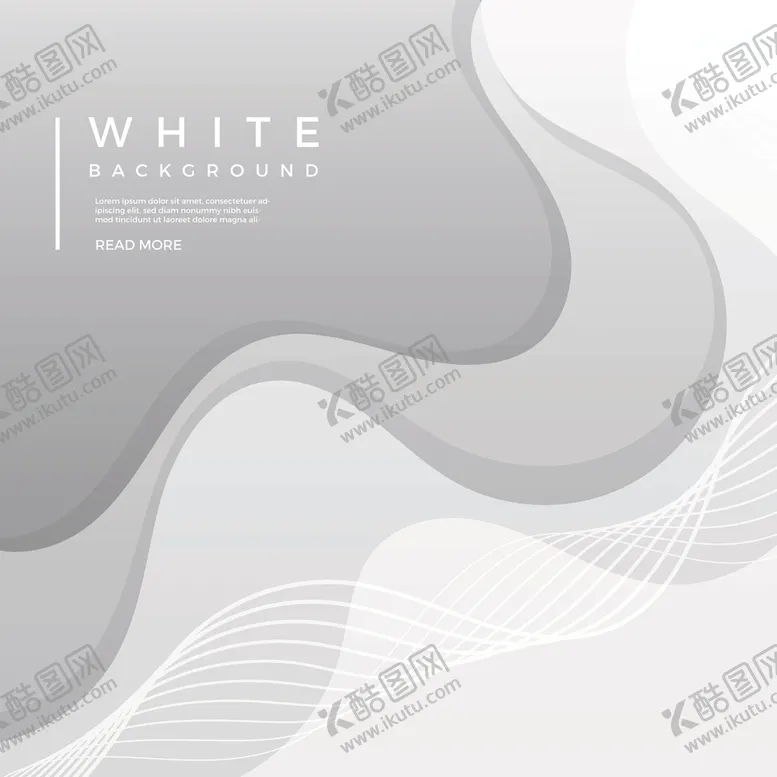 编号：35879907141426067284【酷图网】源文件下载-白色抽象曲线底纹