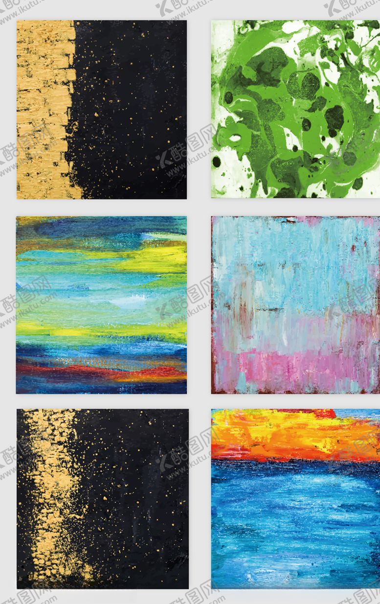 编号：63533710100002577218【酷图网】源文件下载-彩色水彩背景水彩笔触