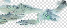 中国风背景画水墨背景