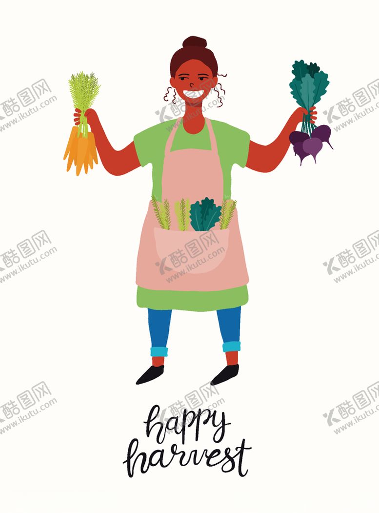 编号：38533910050337249353【酷图网】源文件下载-卡通抽象女孩