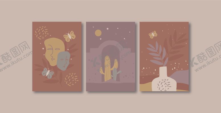 编号：59619109270256206276【酷图网】源文件下载-三联装饰画