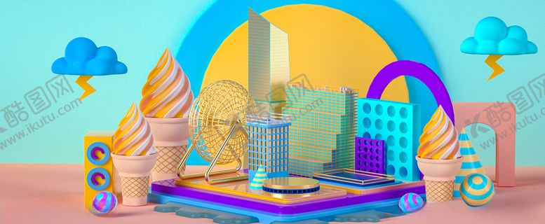编号：57796205062053101461【酷图网】源文件下载-c4d场景