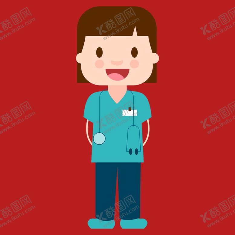 编号：36532503080556068028【酷图网】源文件下载-手绘医生护士