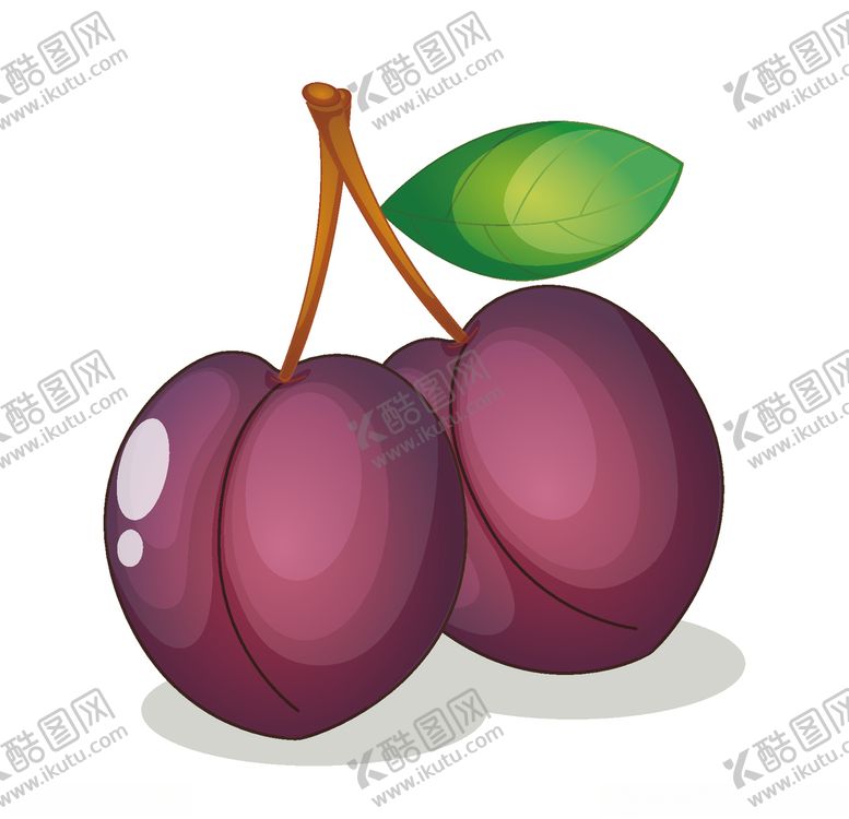 编号：12661609211642168034【酷图网】源文件下载-矢量卡通樱桃