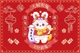 兔年新年贺岁