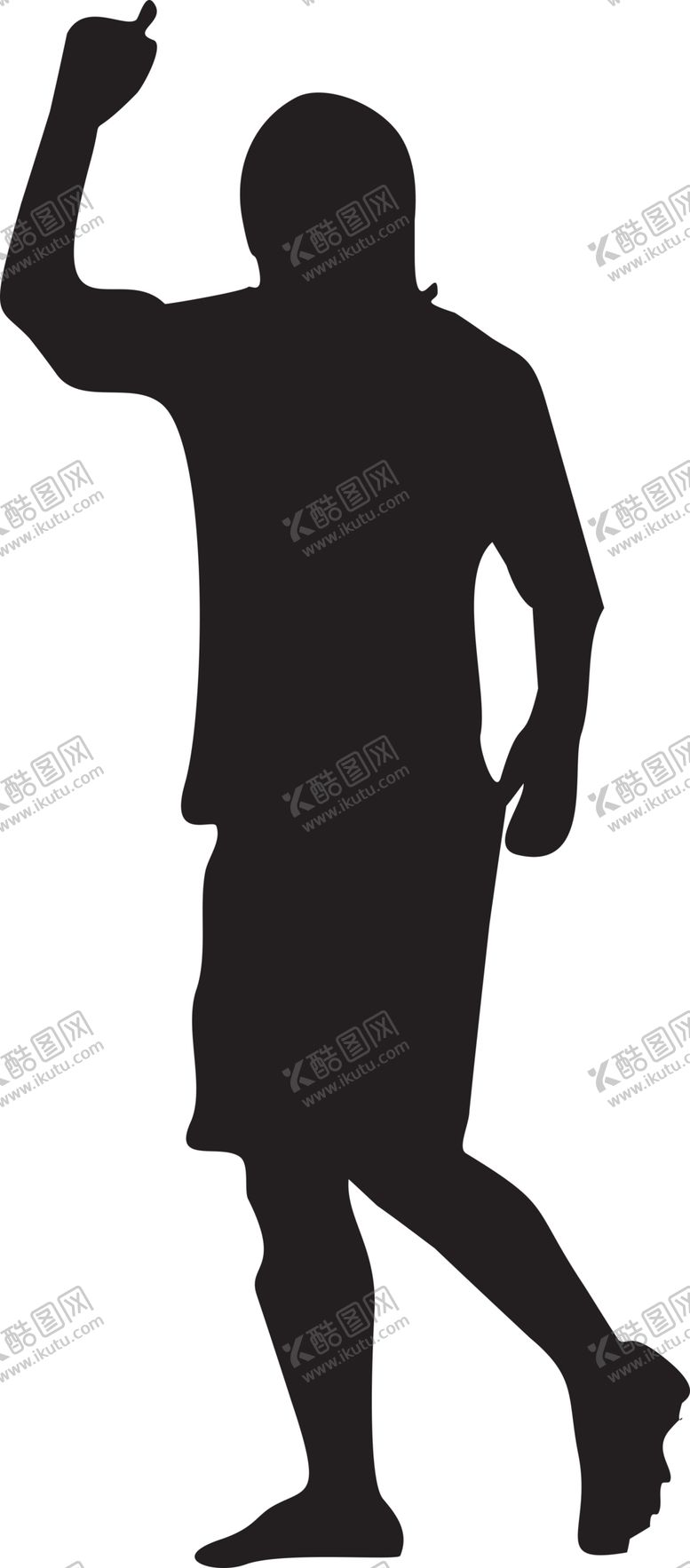 编号：29523406260052117093【酷图网】源文件下载-运动员剪影