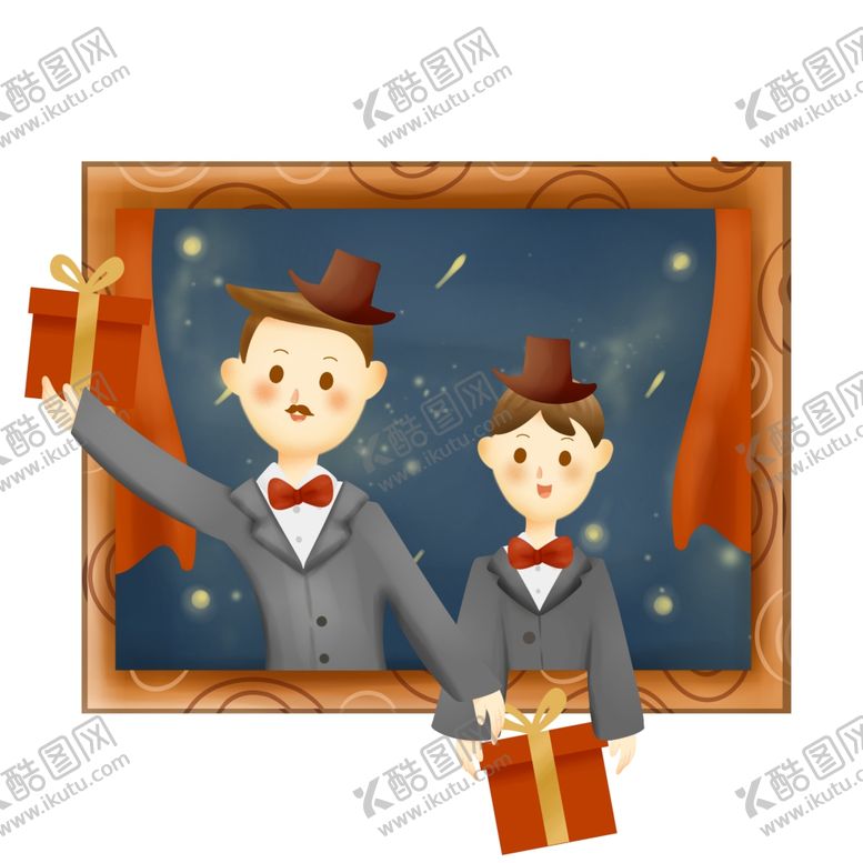 编号：34340807070400281356【酷图网】源文件下载-父亲节插画