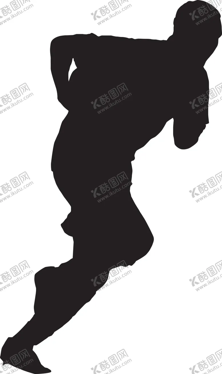 编号：20914704071056108299【酷图网】源文件下载-运动员剪影