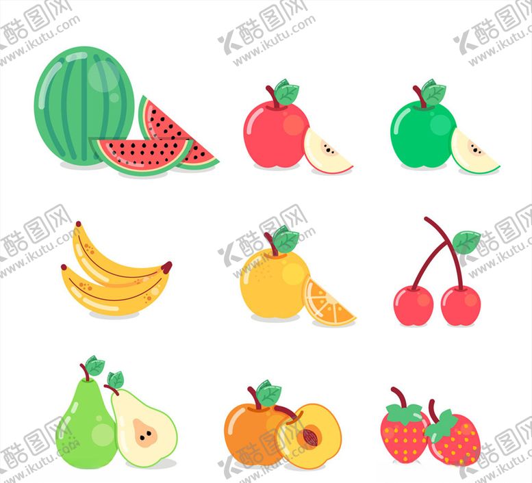 编号：94031109292247061886【酷图网】源文件下载-美味水果设计矢量素材
