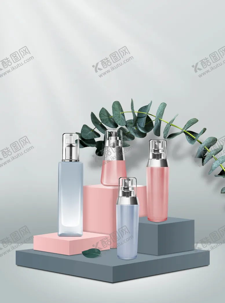编号：48568410282354093001【酷图网】源文件下载-植物化妆品海报