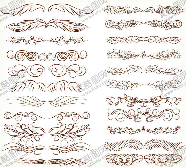 编号：72102909270310273348【酷图网】源文件下载-复古花边花纹