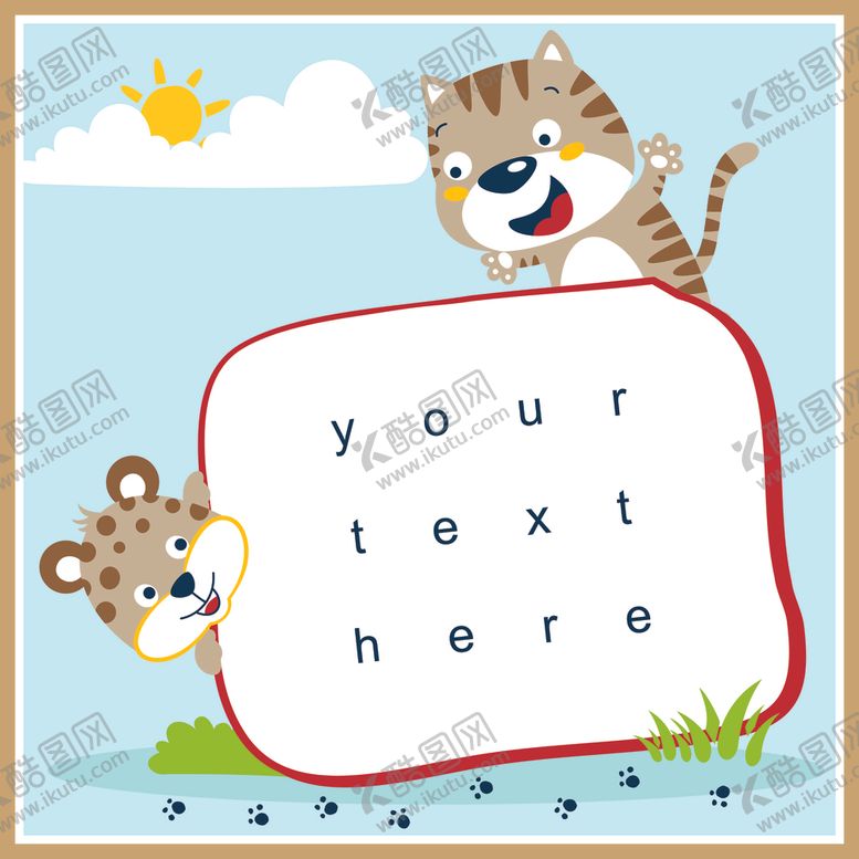 编号：81521709291818425705【酷图网】源文件下载-卡通动物