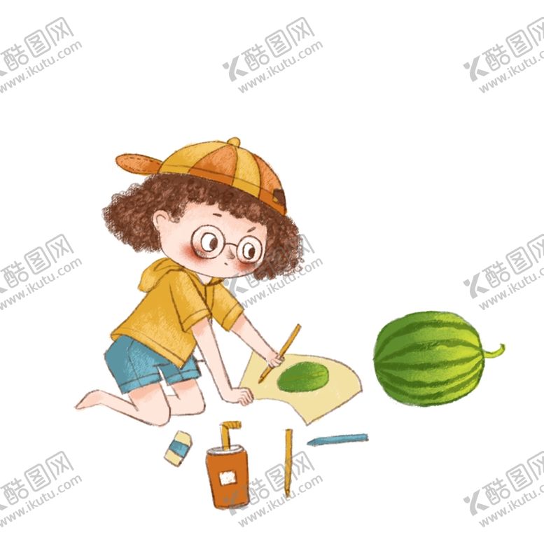 编号：71732710112027153218【酷图网】源文件下载-卡通小朋友画画