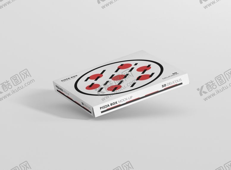 编号：18704709201633393514【酷图网】源文件下载-披萨包装盒效果图贴图智能样机